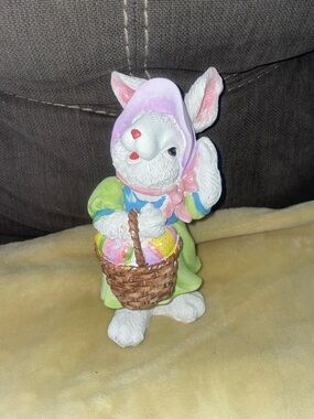 Easter bunny figurine